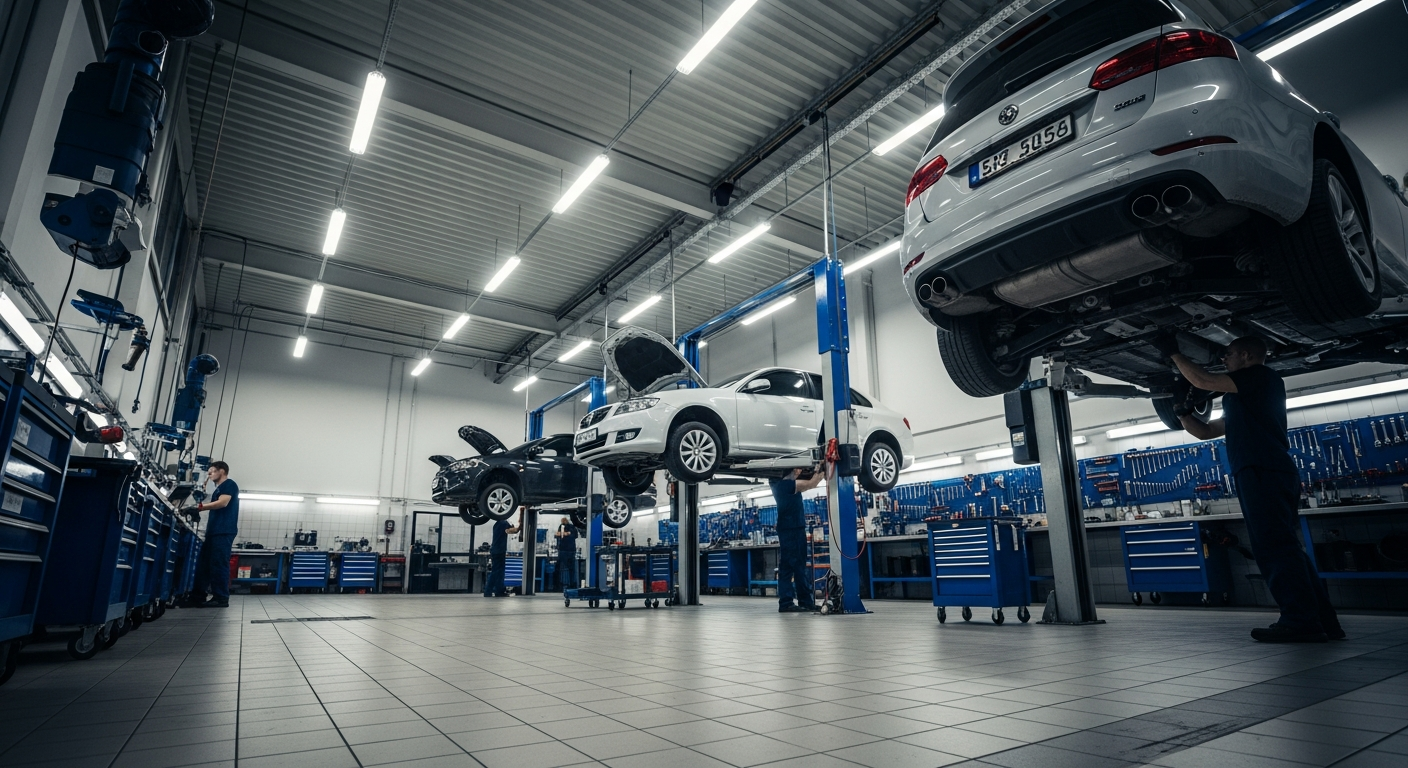 Werkplaats van APK Centrum Osdorp in Amsterdam